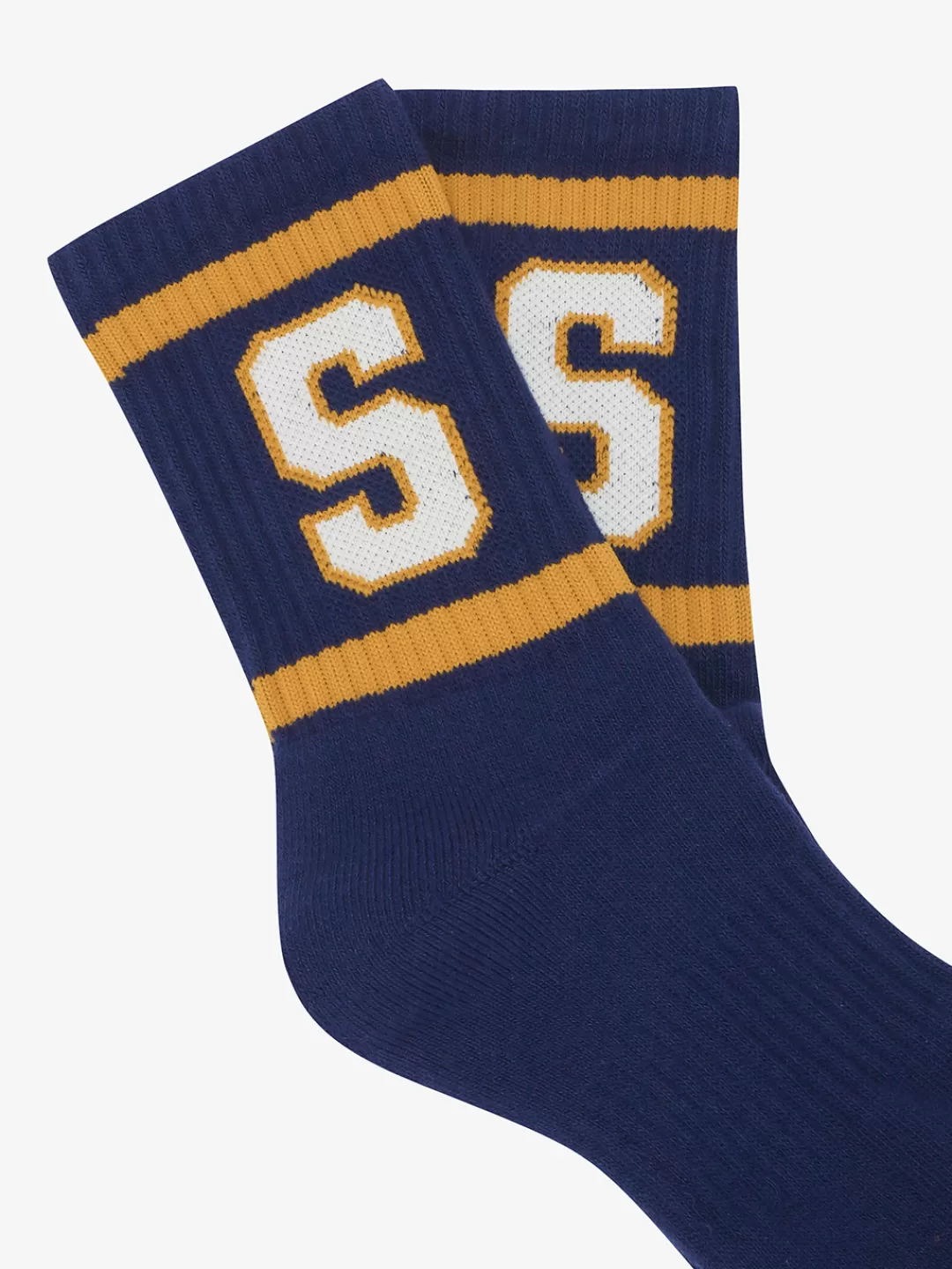 VARSITY DOUBLE STRIPE LOGO SOCKS^Supra Store