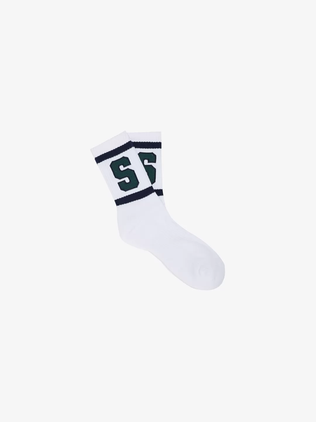 VARSITY DOUBLE STRIPE LOGO SOCKS^Supra Shop
