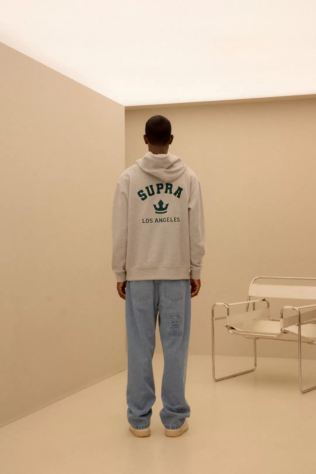 VARSITY OVER FIT HOODIE^Supra Best Sale